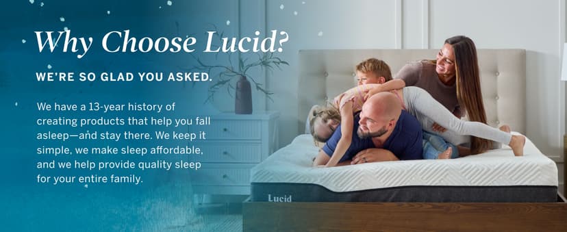 LUCID 4 Inch Gel Memory Foam Mattress Topper-Ventilated Design-Ultra Plush-Queen