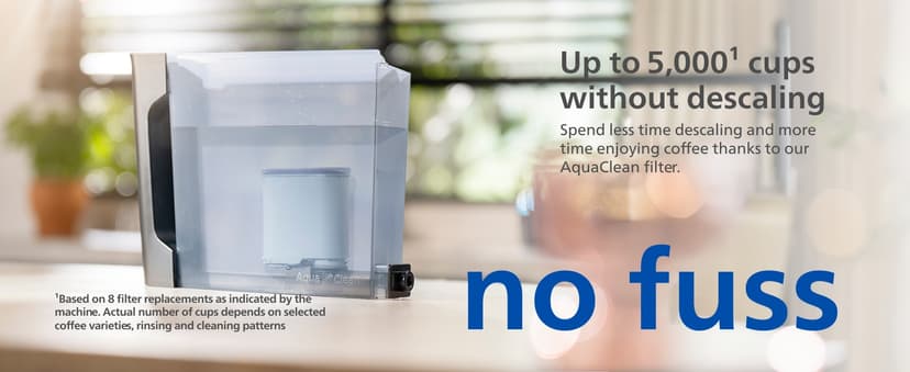 PHILIPS 3300 Series Fully Automatic Espresso Machine with integrated milk frother and grinder, 5 Hot & Iced Coffee Pre-Sets, 40% Quieter SilentBrew, 15-Bar Pressure, Glossy Black (EP3326/90)