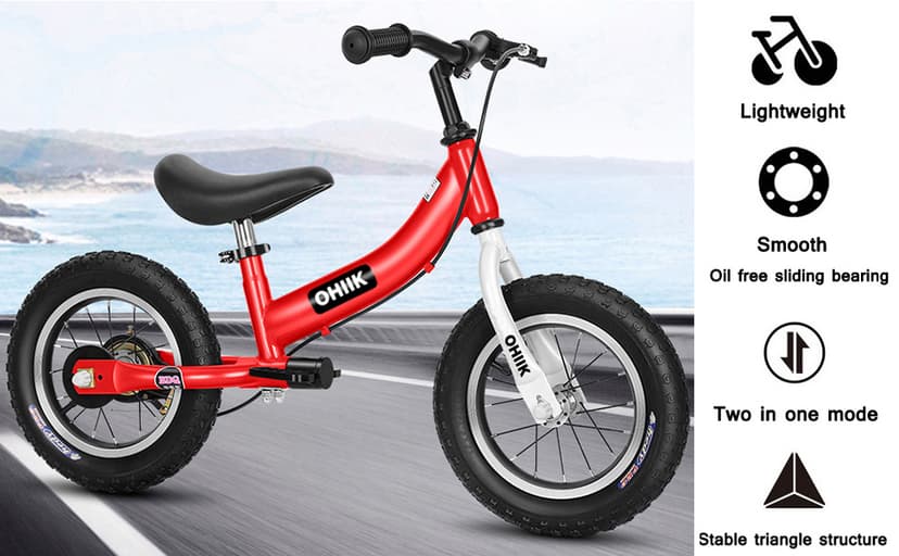 Balance Bike 2 in 1 for Kids 2 3 4 5 6 7 Years Old,Balance to Pedals Bike,12 14 16 inch Kids Bike,with Pedal kit,Training Wheels,Brakes