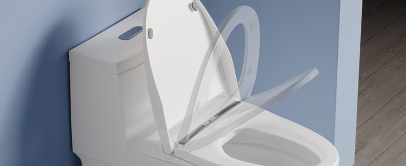 VALBELV Bidet Toilet Seat with Dryer & Warm Water, Self Cleaning Electric Elongated Bidet Attachment for Toilet with Rear/Front/SPA Wash, Slow Close Toilet Seat with Remote Control