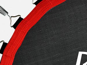 Foldable Mini Trampoline for Adults & Kids 40/48 inch Rebounder Trampoline with Adjustable Foam Bar for Indoor Workout Fitness