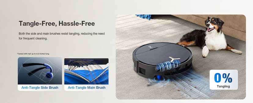 ECOVACS DEEBOT X9 PRO Omni Robot Vacuum and Mop, Blast™ 16,600Pa Suction, OZMO Roller Instant Self-Washing Mopping, ZeroTangle™ 3.0, Triple Lift System, AI Smart Navigation, Hands-Free Omni Station