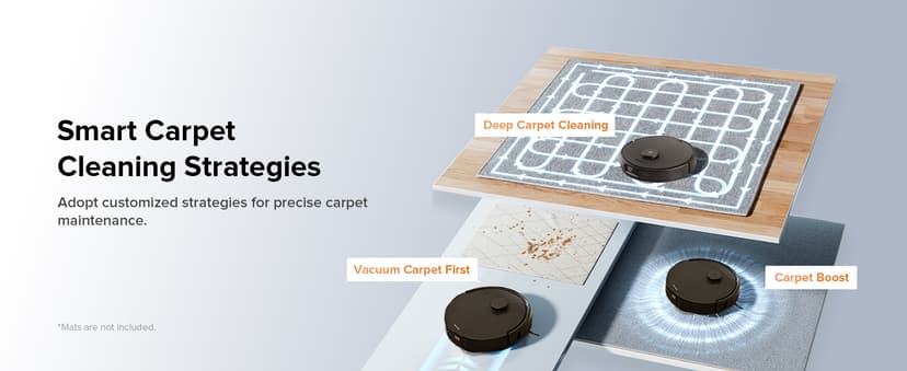 roborock Qrevo Edge S5A Robot Vacuum and Mop, 17,000Pa, Zero-Tangling, DuoDivide Main Brush, FlexiArm Side Brush, Hot Water Mop Washing & Self-Cleaning, Warm Air Drying, Self-Emptying, Black