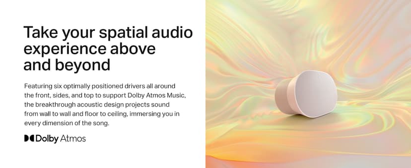 Sonos Era 300 - Black - Wireless, Alexa Enabled Smart Speaker with Dolby Atmos.