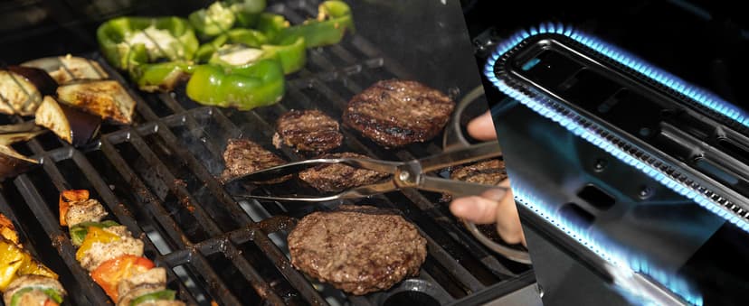 Royal Gourmet GA5401T 5-Burner Propane Gas Grill with Sear Burner and Side Burner, Stainless Steel BBQ Grill with 632 Sq. In. Grilling Area for Outdoor Barbecue Cooking, 64,000 BTUs, Silver