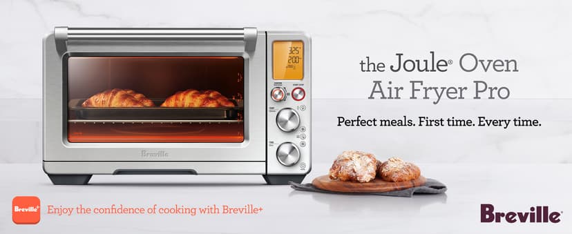 Breville BOV950BSS Joule Smart Oven Air Fryer Pro Countertop Oven, Brushed Stainless Steel