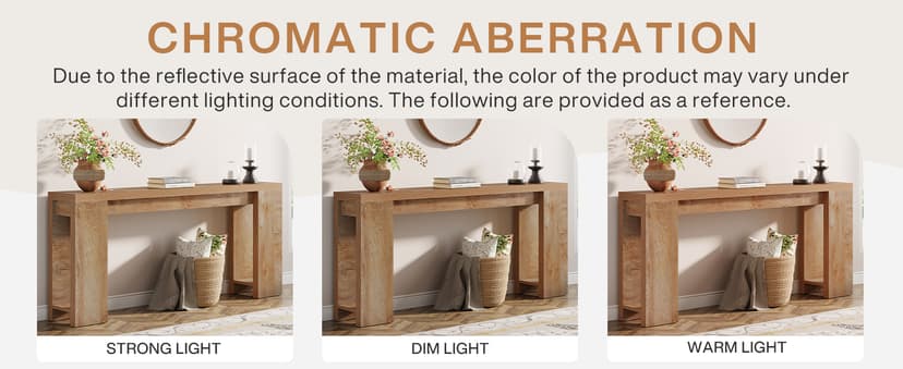 Tribesigns 70.9-Inch Extra Long Console Table, Farmhouse Wood Sofa Table Behind Couch, Narrow Entryway Accent Table for Living Room, Hallway, Entrance, Foyer, Light Oak Brown