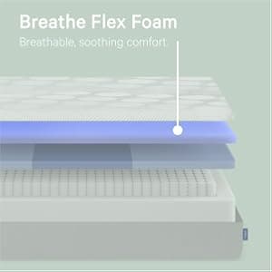 Casper Sleep Original Foam Hybrid, Twin Mattress - Medium Firm Memory Foam with Zoned SupportTM - 100-Night Trial - CertiPUR-US Mattress, Light Gray