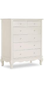 Evolur Aurora 5-in-1 Convertible Crib in Dusty Rose, Greenguard Gold Certified, Features 3 Mattress Height Settings, Sturdy and Spacious Baby Crib, Wooden Furniture