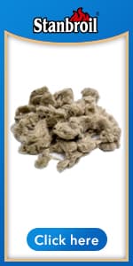 Stanbroil Large Ceramic Gas Logs, 10 Piece Set of Decoration Ceramic Wood Logs for All Types of Ventless, Gel, Ethanol, Electric, Gas Inserts, Propane, Indoor or Outdoor Fireplaces & Fire Pits