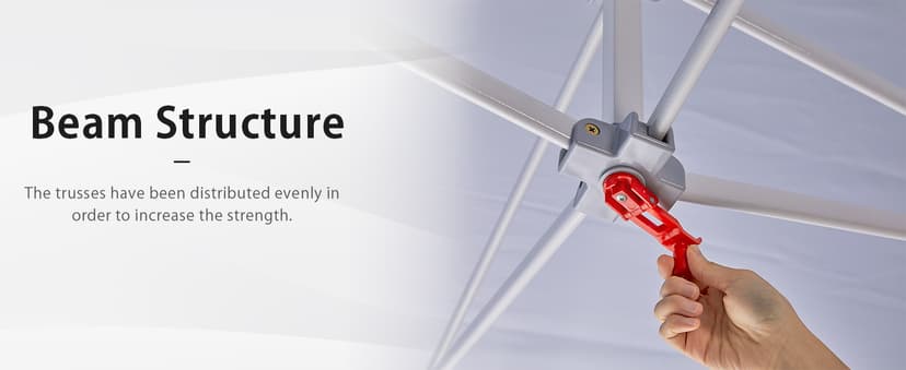 ABCCANOPY Easy Pop Up Canopy Tent with Sidewalls 10x10 Commercial -Series, White