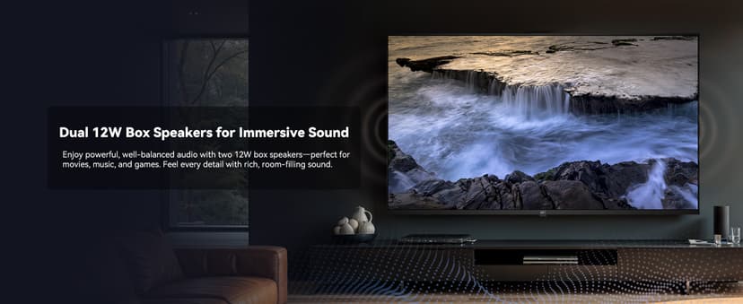 FPD 75 Inch Smart TV, 4K LED Google TV with Google Play Built-in Google Cast, HDR 10, Compatible with Dolby Atmos & Vision MEMC, Voice Assistant Remote, UHD Flat Screen Television (CG75 C3-2024)