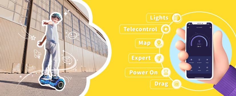 Scooter, Bluetooth & Corlorful LED Lights, Gifts for Kids & Adults & Girls & Boys, for All Ages