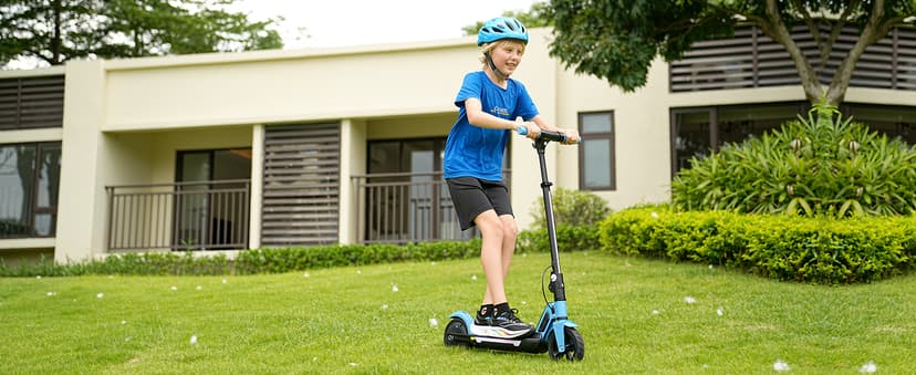 isinwheel S7 Electric Scooter for Kids Ages 8-14, 250W Foldable and 3 Adjustable Heights Kids Electric Scooter with 3 Speeds (5/8/12 Mph), Cruise Control, LED Display, Gift for Kid