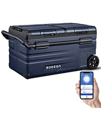 BODEGACOOLER 12 Volt Refrigerator, RV Refrigerator APP Control, 65L(2.3cu.ft.) RV Fridge Freezer, Car Refrigerator with Lock, (4℉-46℉) Travel Compressor Cooler 12/24V DC for Truck, RV, Camping