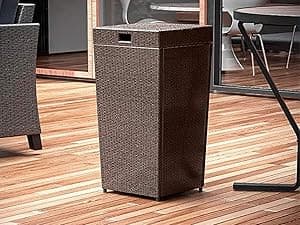 Nestl Chaise Lounge Chair Outdoor Set of 2, Wicker Patio Lounge Chair, Outdoor Lounge Chair with Reclining Backrest