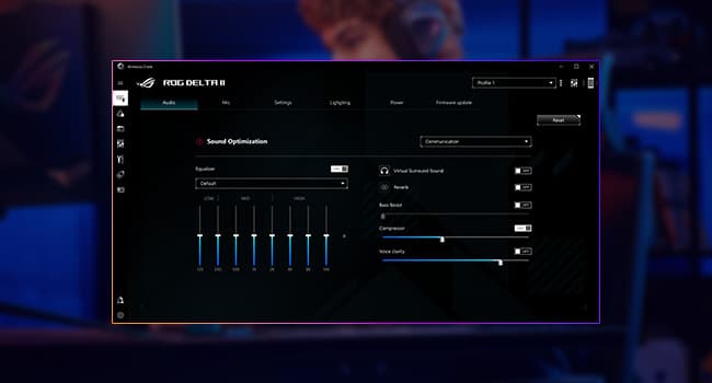 ASUS ROG Delta II Wireless Gaming Headset (BT, ROG SpeedNova 2.4GHz, 3.5mm, 50mm Titanium-Plated Drivers, 10mm Super-Wideband Mic, 110HR Battery, DualFlow Audio, for PC, Switch, PS5, Xbox)- Black