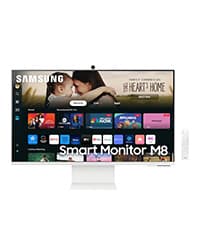 Samsung 43-Inch M7 (M70D) Series 4K UHD Smart Monitor with Streaming TV, Speakers, HDR10, USB-C, Multiple Ports, Gaming Hub, SolarCell Remote, Vision Accessibility Tools, LS43DM702UNXGO, 2024, Black