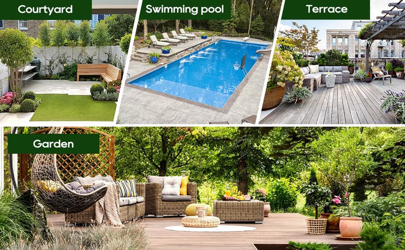 FDW | 4-Piece Patio Furniture Set | Black | Outdoor Wicker Furniture with Coffee Table | Modern Rattan Chairs Conversation Set | Outdoor Seating | Weather-Resistant | for Porch, Garden, Lawn