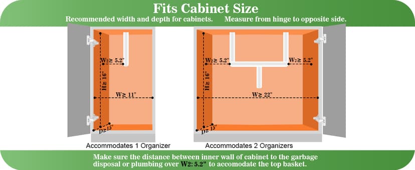 REALINN Under Sink Organizer, Pull Out Cabinet Organizer 2 Tier Slide Out Sink Shelf Cabinet Storage Shelves, Under Sink Storage for Kitchen Bathroom Cabinet, White, 1 Pack