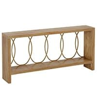 Tribesigns 63-Inch Long Console Table, Wooden Rectangular Sofa Table Behind The Couch, Farmhouse Entryway Table for Entrance, Hallway, Living Room (Natural)