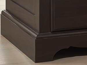 T4TREAM Nightstand with Charging Station, 18 Inch Vintage End Table with 2 Drawers for Living Room, Wood Rustic Sofa Side Table with Open Storage Shelf for Bedroom, Espresso