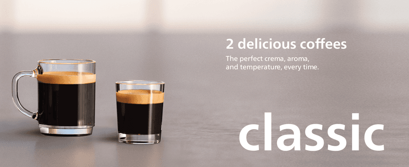 PHILIPS 2200 Series Fully Automatic Espresso Machine, Classic Milk Frother, 2 Coffee Varieties, Intuitive Touch Display, 100% Ceramic Grinder, AquaClean Filter, Aroma Seal, Black (EP2220/14)