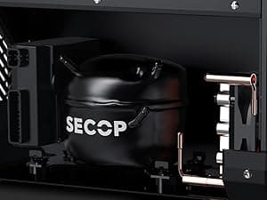 ICECO APL55 Dual Zone Portable Refrigerator Bluetooth Controlled, 55 Liter 12v refrigerator with SECOP Compressor, DC 12/24V, AC 110-240V, for Truck, Car and Home, -4℉~68℉(Silver)