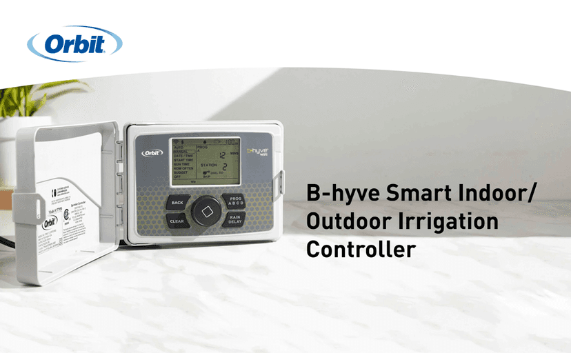 Orbit 57946 B-hyve Smart Indoor/Outdoor 6-Station WiFi Sprinkler System Controller