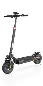 iScooter Electric Scooter for Adults,50/30 Miles Range, 28 MPH Top Speed, 800/750W Motor, 10" Pneumatic Tires, Foldable Dual Shock Absorption Commuting E Scooter with APP & Turn Signals & Storage Bag