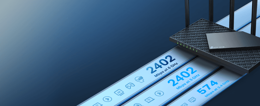 TP-Link AXE5400 Tri-Band WiFi 6E Router (Archer AXE75)- Gigabit Wireless Internet for Gaming, VPN, OneMesh, WPA3