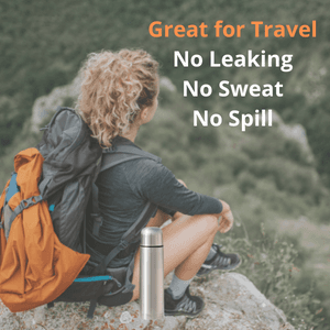 Best Stainless Steel Coffee Thermo | BPA Free & Triple Wall Insulated | Hot Water & Cold Drinks for Hours | Perfect for Biking, Backpack, Camping, Office | Fits Most Car Cupholders (500 ML)