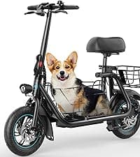 Gyroor H40 Kids Electric Scooter, 180W Motor, Up to 10 MPH, LED Display & Colorful Lights, Adjustable Height, for Boys & Girls Ages 8-12, Great Birthday Gift