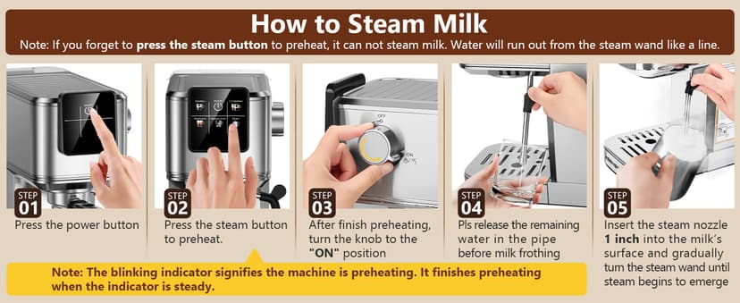 KEENSTAR 20Bar Espresso Machine with Rapid Cold Brew, Hot & Iced Coffee Machine, Espresso Maker with Milk Frother Steam Wand, Touch Screen with 40oz Water Tank for Latte, Cappuccino, Gift