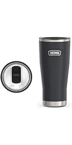 THERMOS ICON SERIES, Stainless Steel Tumbler, Matte Stainless Steel, 16 oz