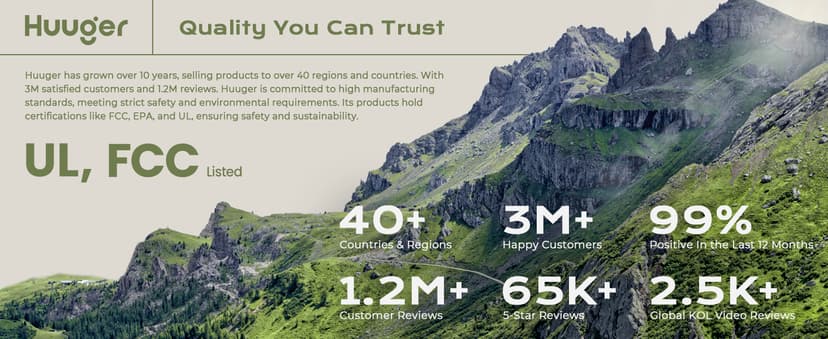 Huuger 55 x 28 Large Electric Standing Desk, Height Adjustable Computer Desk, 27.6" Deep Desktop, Stand up Gaming Office Desk with 2 Hooks, 3 Preset Heights, for Home Office, Rustic Brown