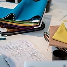 Varier Variable Balans Original Kneeling Chair Designed by Peter Opsvik (Black Revive Fabric with Black Ash Base)