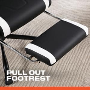 X Rocker PC Computer Gaming Desk Chair with Wheels, College Dorm Room Essentials for Guys and Girls, Adjustable, Ergonomic Office Chair for Gamers