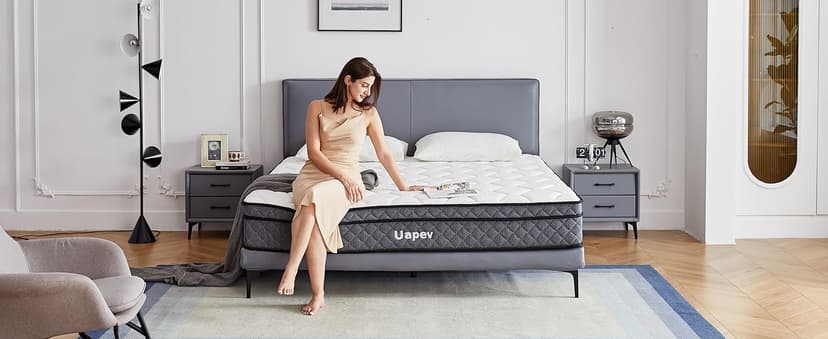 Queen Mattress,12inch Thickness in A Box,Memory Foam Hybrid,with Individual Pocket Spring for Motion Isolation & Silent Sleep,Pressure Relief,Plush Texture.