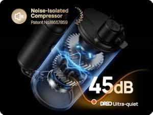 Dreo Portable Air Conditioners, 8000 BTU ASHRAE (5000 BTU DOE) Smart AC Unit for Bedroom with Drainage-free Cooling, 45dB Quiet, APP/Voice/Remote, Portable AC for Room Indoors, AC318S