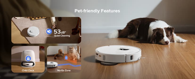 roborock Qrevo Curv S5X Robot Vacuum and Mop, 17000Pa Suction, Zero-Tangling Design, FlexiArm Side Brush, Smart Obstacle Avoidance, Self-Washing & Drying & Emptying for Carpet, Pet Hair, Hard Floor