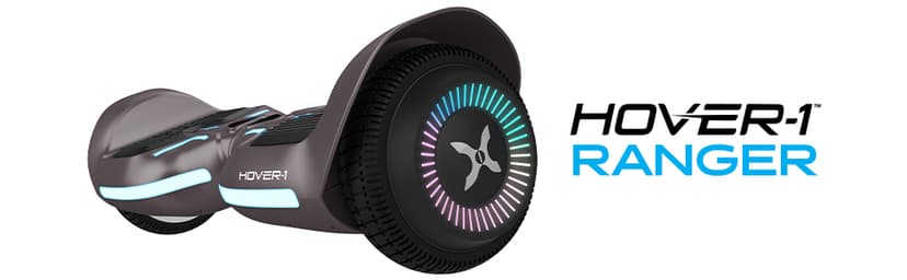 Hover-1 Ranger Electric Self Balancing Hoverboard with Dual 200W Motors, 7 MPH Max Speed, 6 Miles Max Range, and 6.5” Tires Self Balancing Scooter, Gray