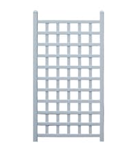 Dura-Trel PVC Garden Arbor, Arch Support for Climbing Plants, Providence, White, 64" x 85"