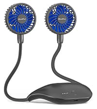 HandFan Upgraded Portable Handheld Misting Fan, Rechargeable Personal Mister Fan, Spray Water Mist Fans, Foldable Mini Cooling Hand Fans for Summer Beach Travel Concerts, Gifts for Women(Royal Blue)