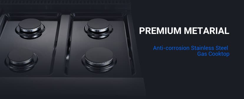 AAOBOSI 36 Inch Front Control Gas Range Oven with 6 Cooktop Burners, 6 Cu. Ft True Convection and Self Clean, Freestanding Stainless Steel Heavy Duty Gas Range Stove with Halogen Light,Large Capacity