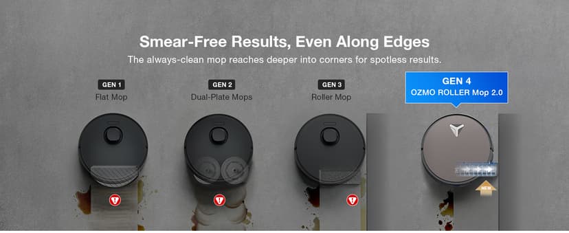 ECOVACS DEEBOT X11 OmniCyclone Robot Vacuum and Mop, PowerBoost Charging, OZMO Roller 2.0 Instant Self-Washing Mop, 19,500Pa Suction, Bagless OmniCyclone Station, AIVI 3D Smart Navigation