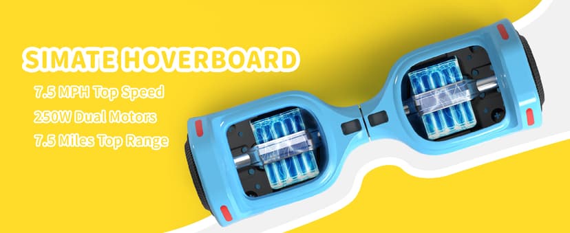 6.5" Bluetooth Scooter, LED Lights & APP & Music Speaker, Long Battery Life, Gifts for Kids & Adults & Girls & Boys, for All Ages