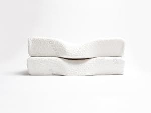 Dosaze Contoured Orthopedic Pillow, Queen Size Bed Pillow for Neck Pain Relief - Medium Firm, Bed Pillow for Back, Stomach and Side Sleepers, CertiPUR-US/Oeko-Tex