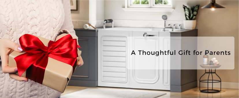 Empava Walk in Tub, 54" Whirlpool Bathtub with 12 Air & 13 Water Jets, Heated Massage Soaking Tub, 20% Wider Outward Swing Door, Right Drain,Walk-In Bathtub for Seniors, Acrylic