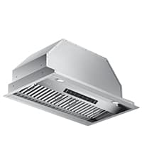Wall Mount Range Hood 36 inch,Kitchen Vent Hoods 980 CFM Ducted/Ductless Range Hood,with Gesture Sensing & Touch Control Switch Panel, 3 Speed Exhaust Fan Permanent Filter